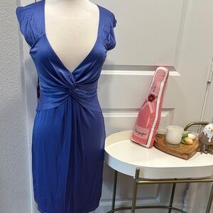 NWT BCBGMaxAzria Bt.Chambra Draped Jersey Dress